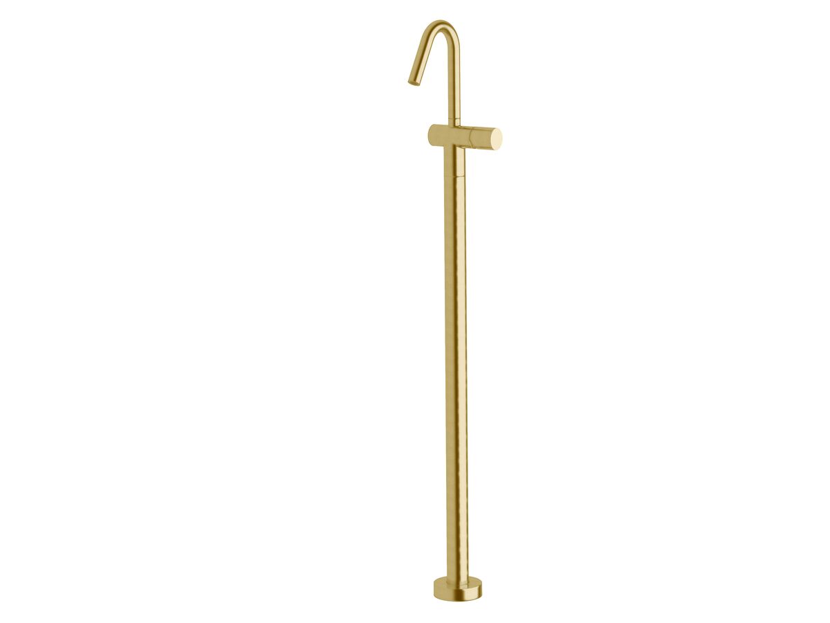 reece Milli Pure Floor Mounted Basin Mixer Tap Trimset PVD Brushed Gold (5 Star)