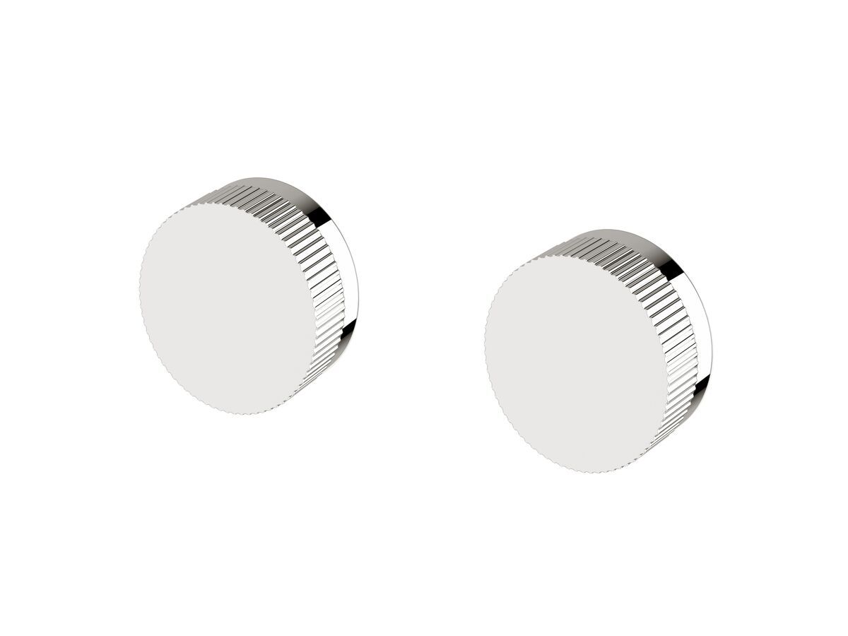 reece Milli Pure Progressive Dual Mixer Tap System with Linear Textured Handles Chrome