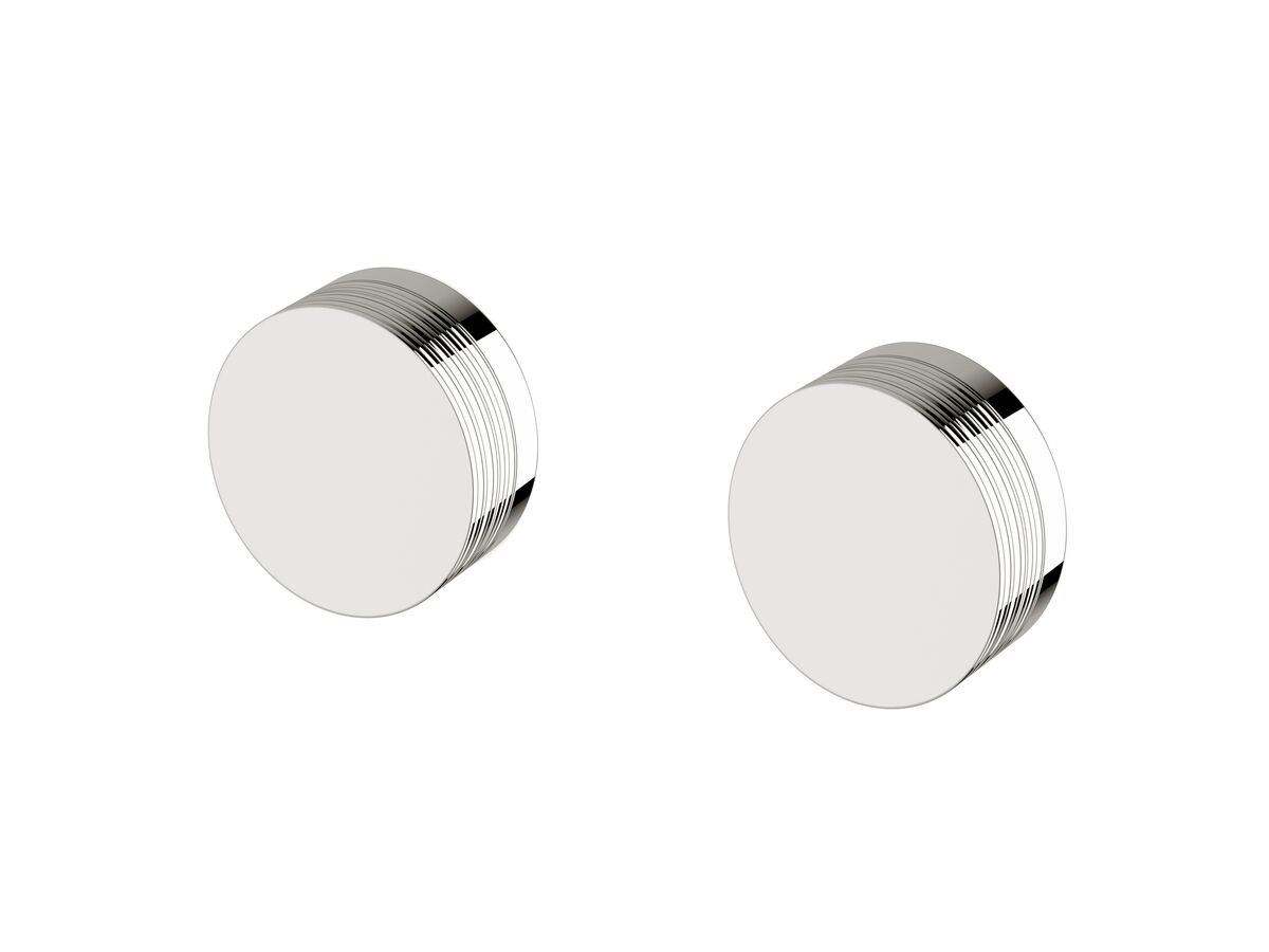 reece Milli Pure Progressive Dual Mixer Tap System with Cirque Textured Handles Chrome