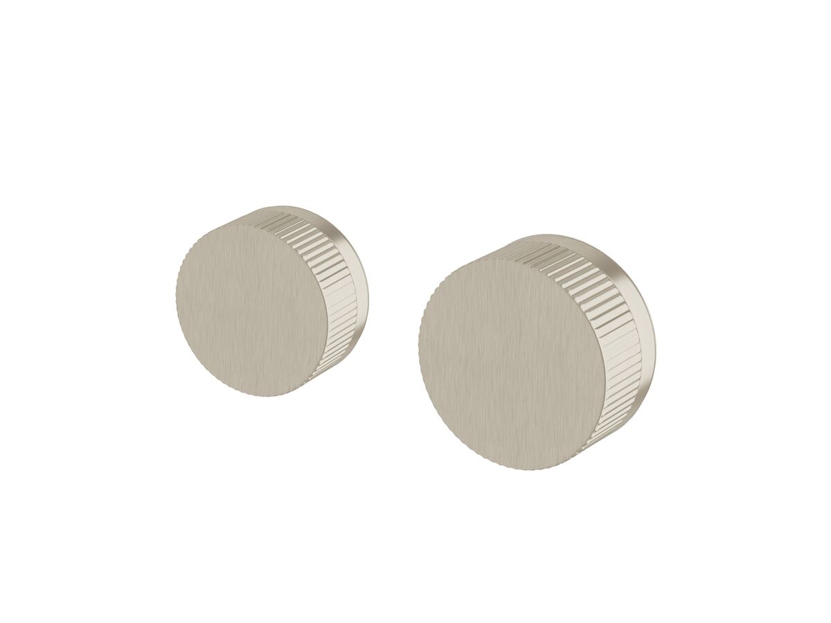reece Milli Pure Progressive Mixer Tap Diverter System Right Hand with Linear Textured Handle PVD Brushed Nickel