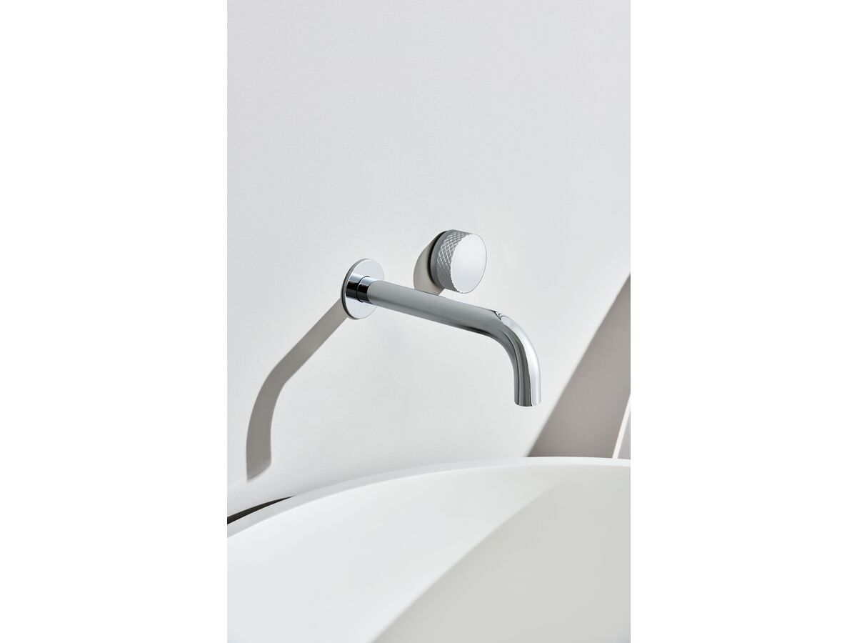 Reece Milli Pure Progressive Shower/Bath Mixer Tap With Diamond Textured Handle Chrome