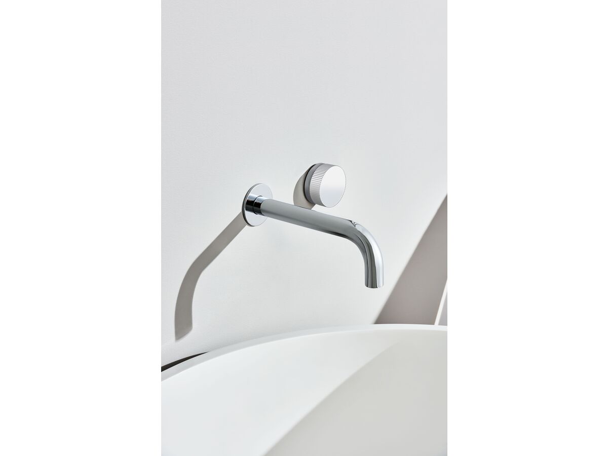 Reece Milli Pure Progressive Shower/Bath Mixer Tap With Linear Textured Handle Chrome