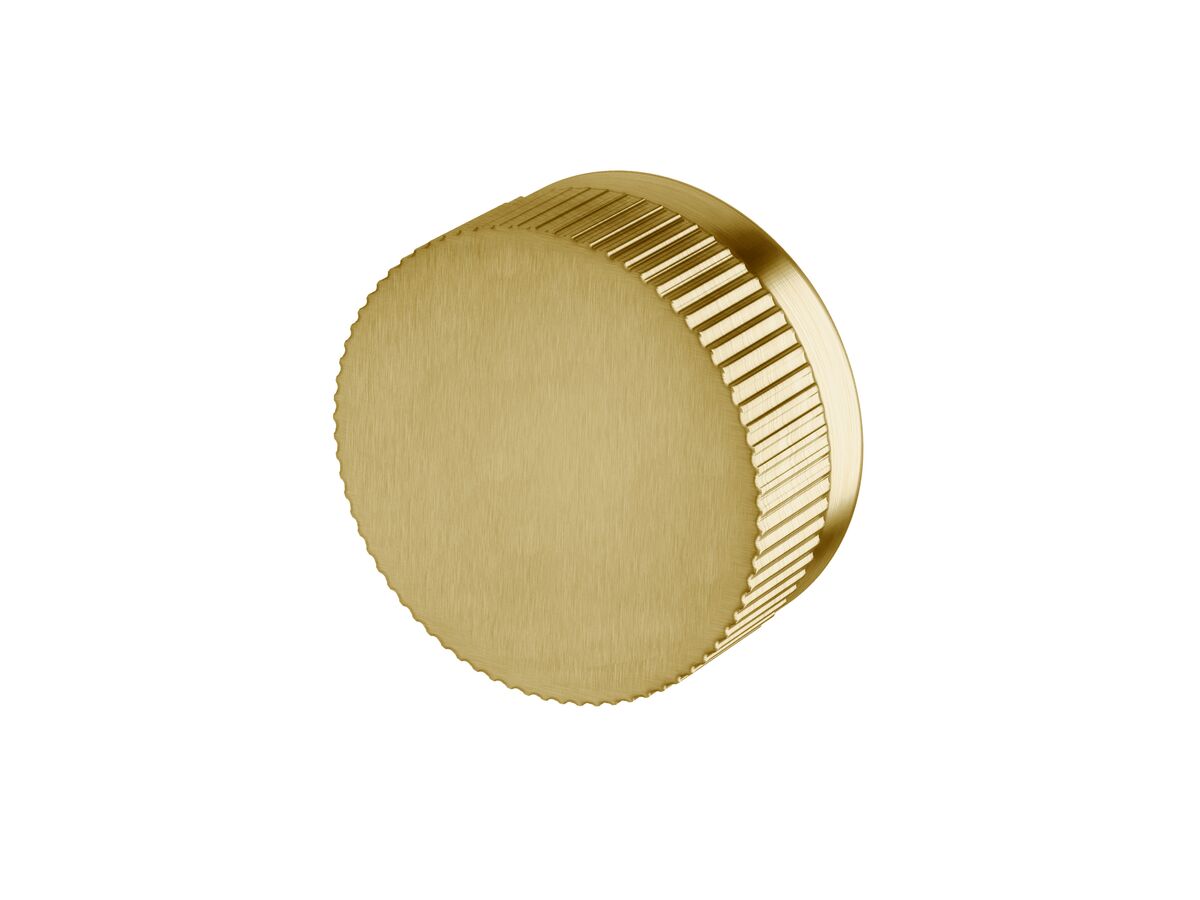 reece Milli Pure Progressive Shower/Bath Mixer Tap with Linear Textured Handle PVD Brushed Gold