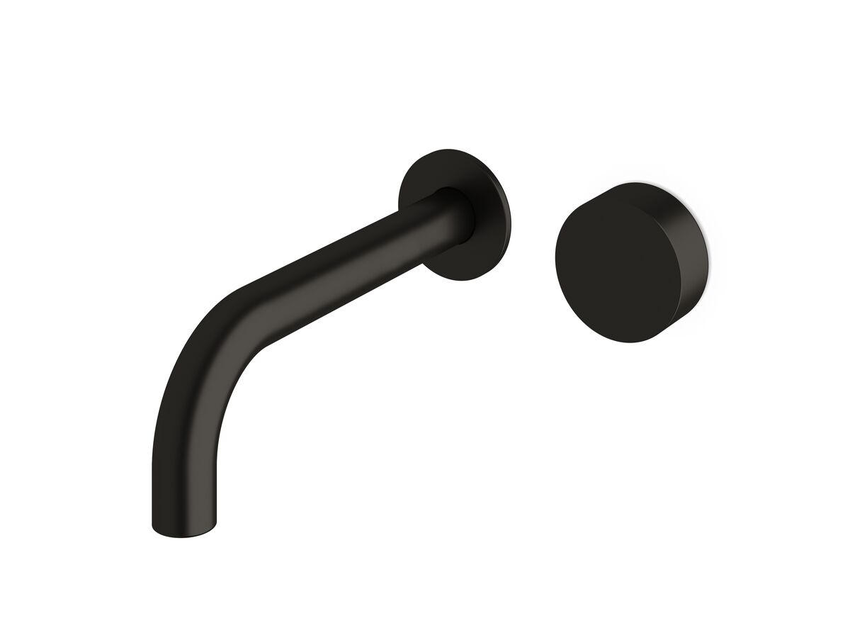 reece Milli Pure Progressive Wall Bath Mixer Tap System 200mm PVD Matte Black