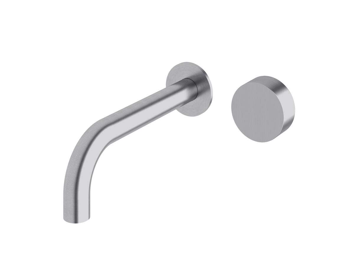 reece Milli Pure Progressive Wall Bath Mixer Tap System 200mm Satin Chrome