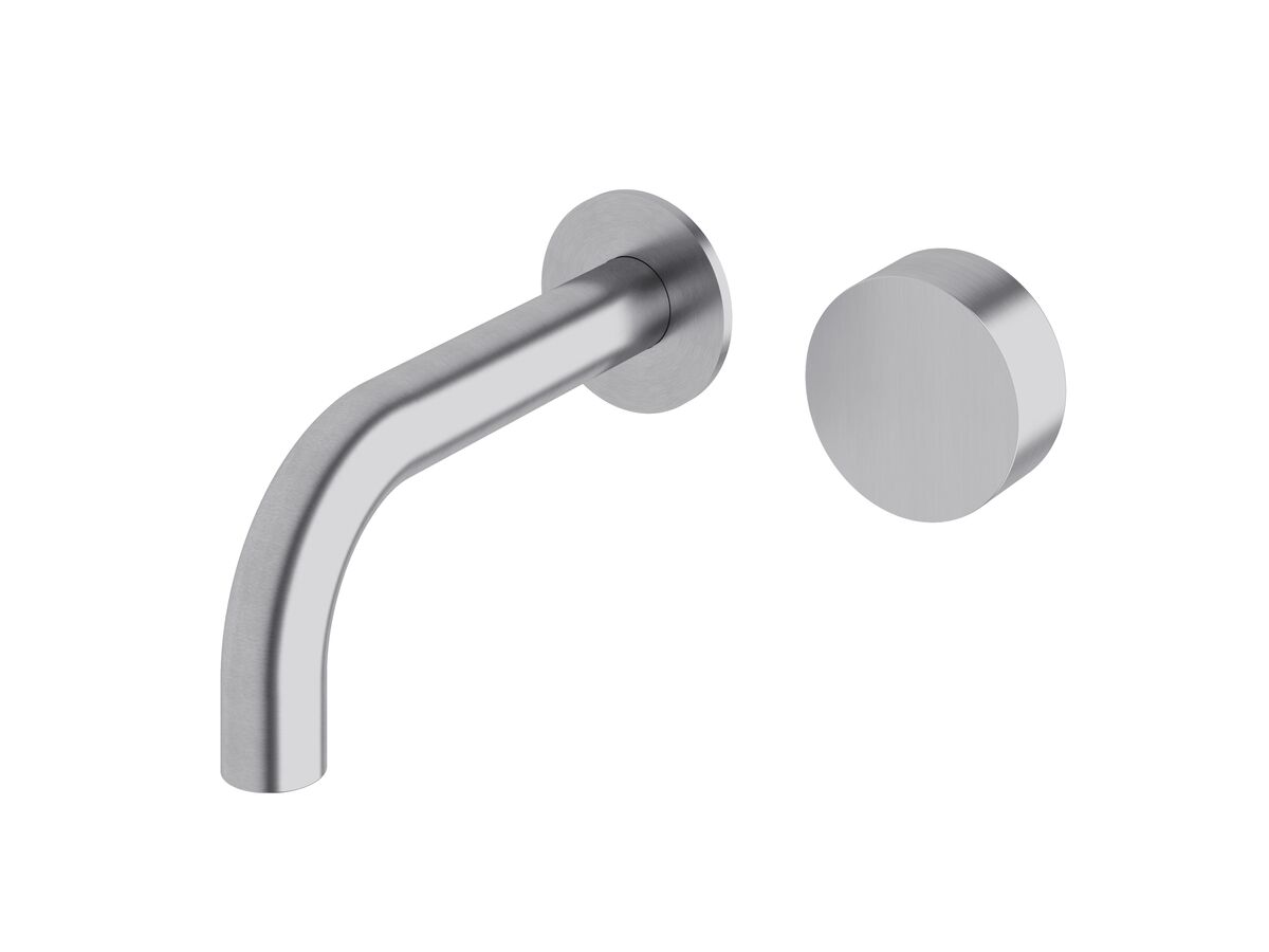reece Milli Pure Progressive Wall Bath Mixer Tap System 160mm Satin Chrome