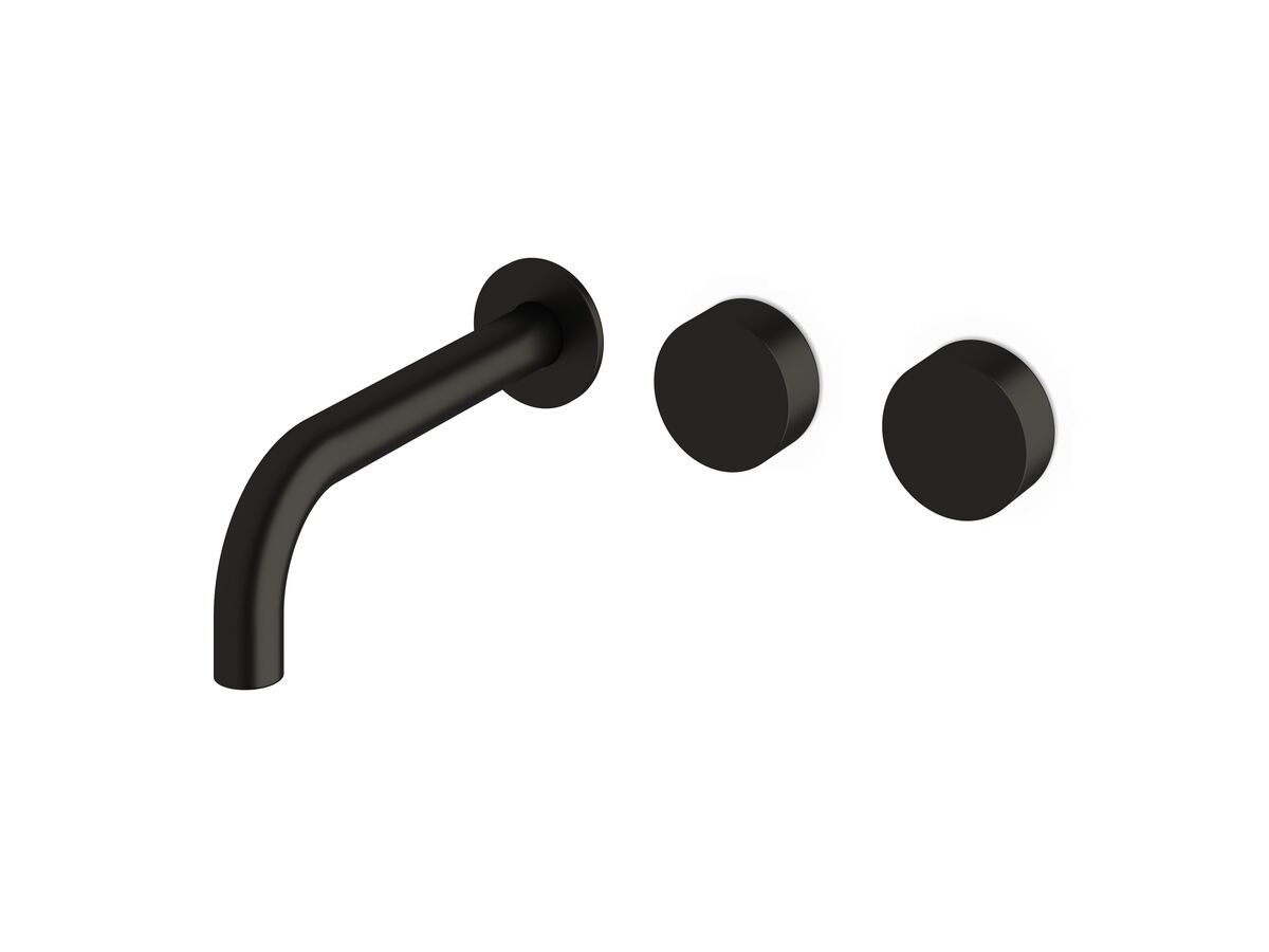 reece Milli Pure Wall Basin Hostess System 200mm Right Hand PVD Matte Black (3 Star)