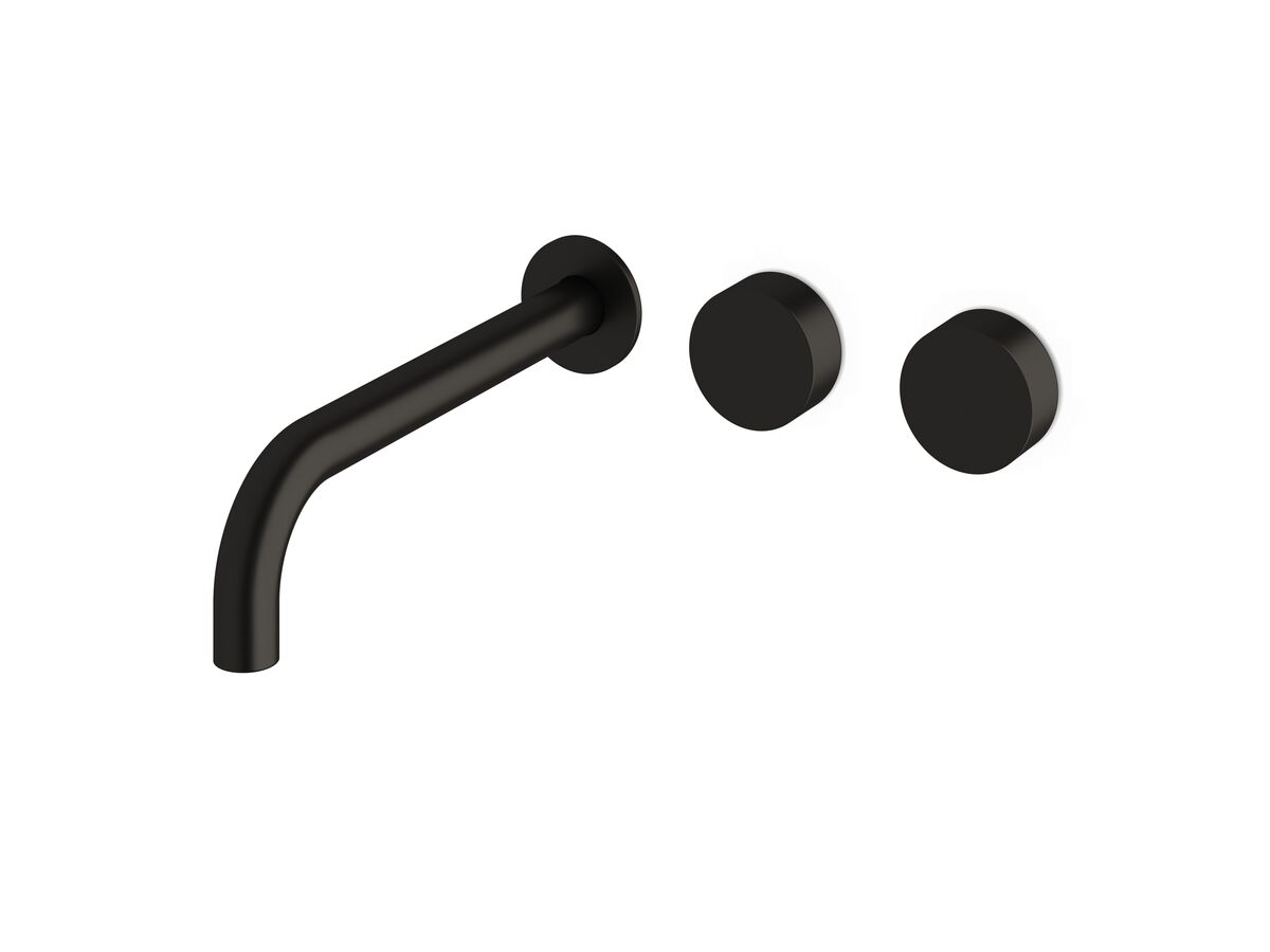 reece Milli Pure Wall Basin Hostess System 250mm Right Hand PVD Matte Black (3 Star)