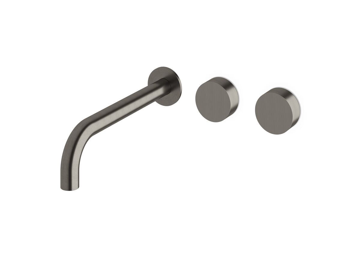 reece Milli Pure Wall Basin Hostess System 250mm Right Hand PVD Brushed Gunmetal (3 Star)