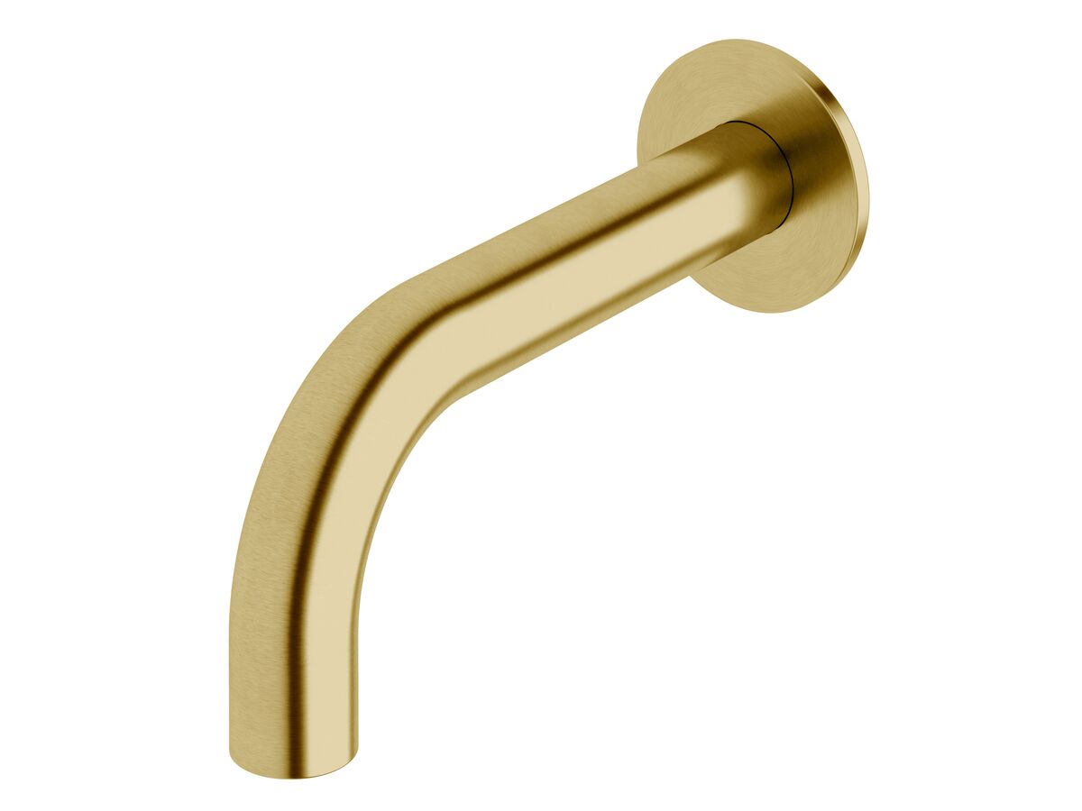 reece Milli Pure Wall Basin Outlet 160mm PVD Brushed Gold (3 Star)