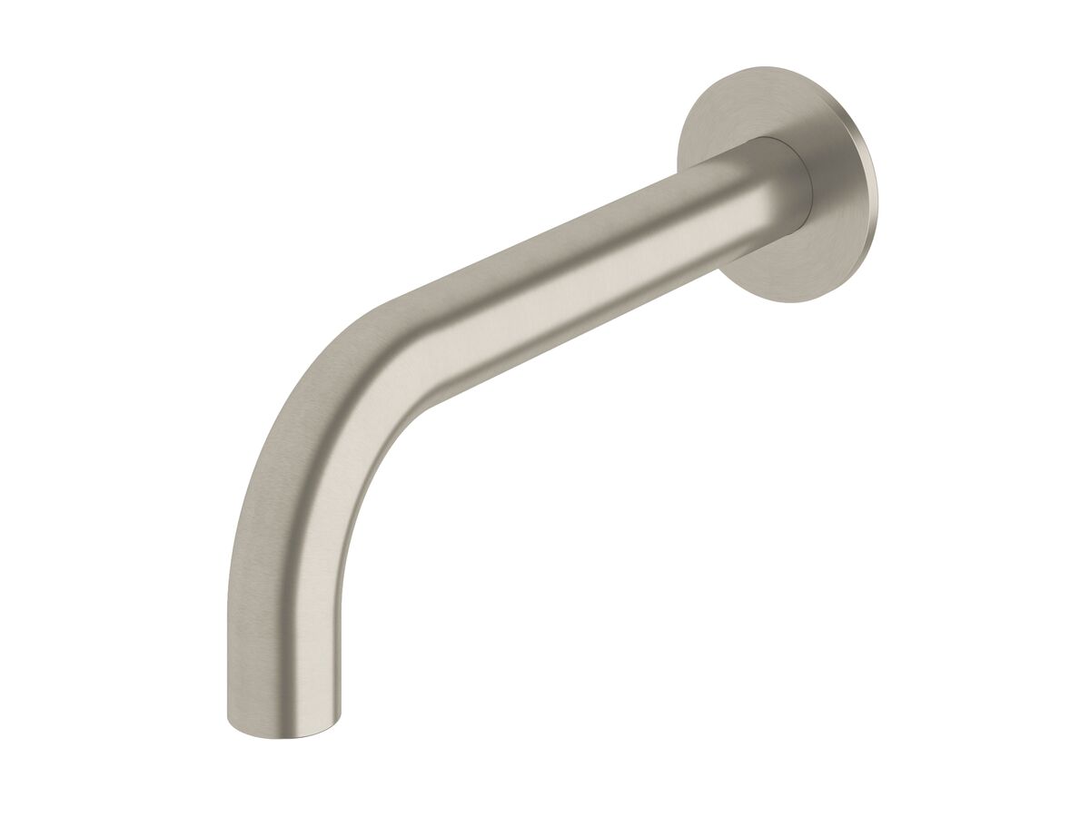 reece Milli Pure Wall Basin Outlet 160mm PVD Brushed Nickel (3 Star)
