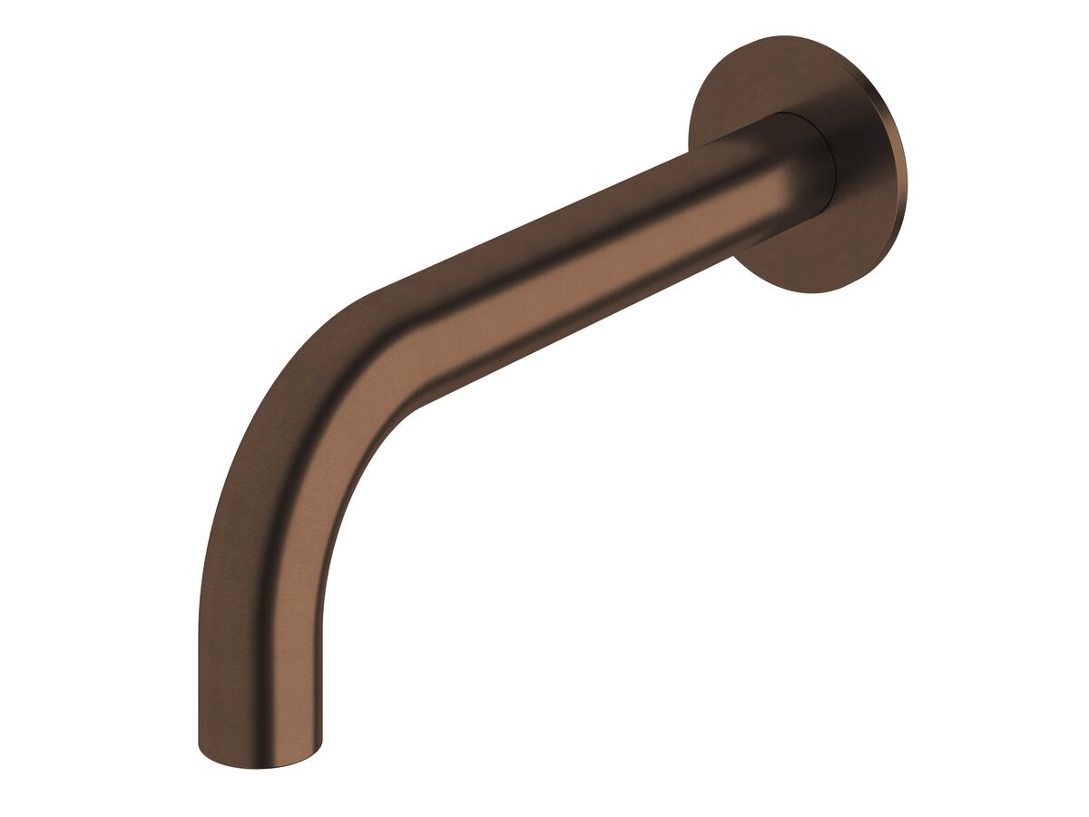 reece Milli Pure Wall Basin Outlet 200mm PVD Brushed Bronze (3 Star)