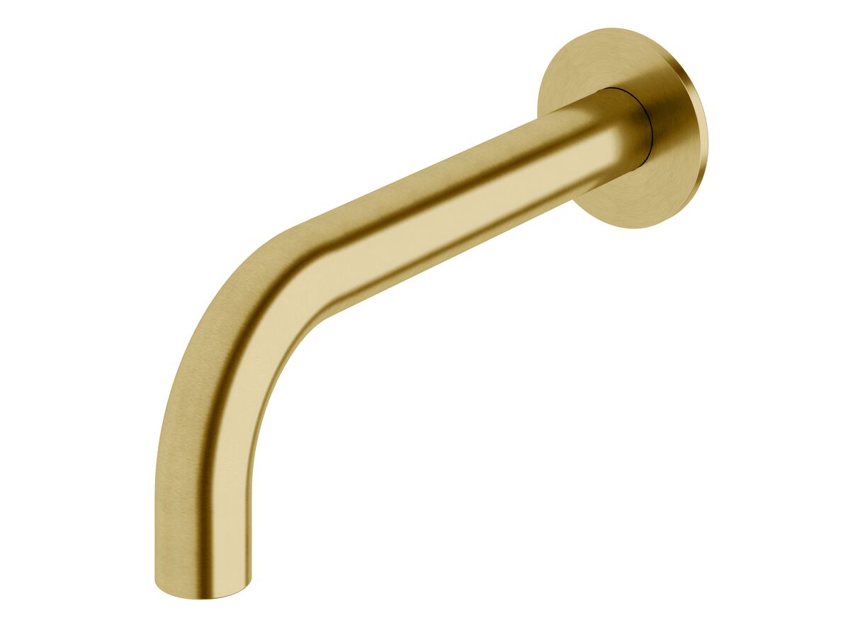 reece Milli Pure Wall Basin Outlet 200mm PVD Brushed Gold (3 Star)