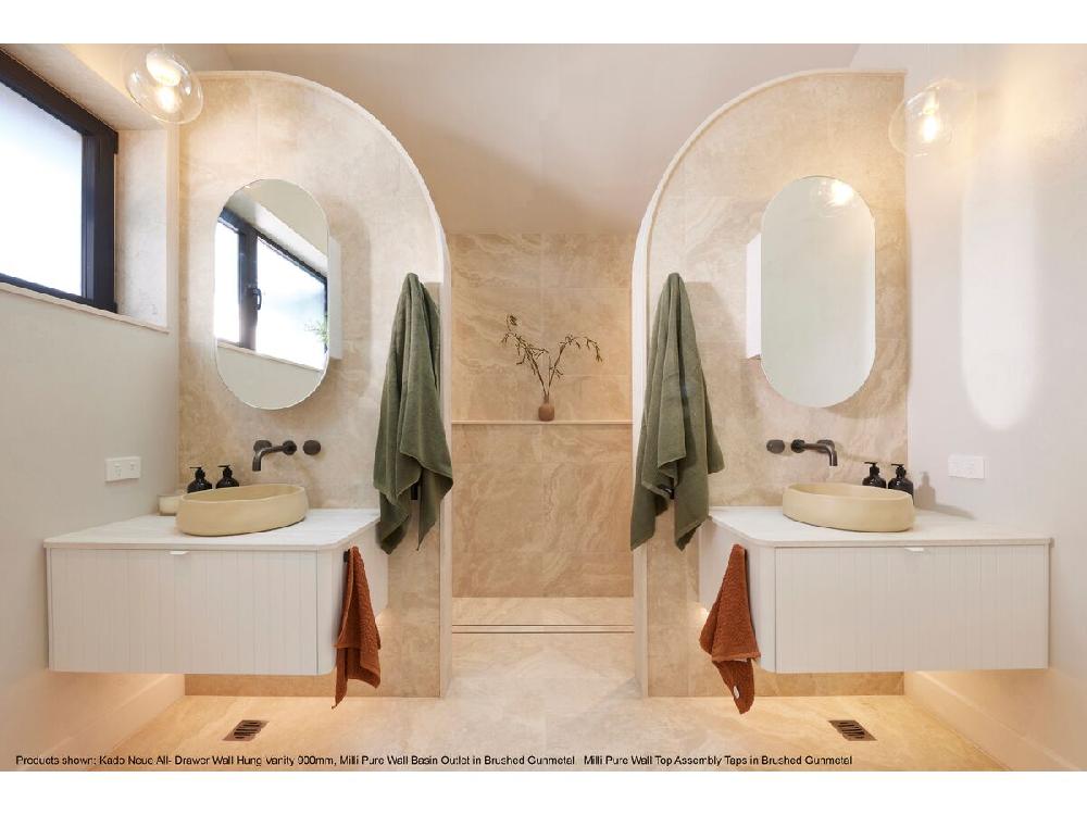 Reece Milli Pure Wall Basin Outlet 250mm Chrome (3 Star)