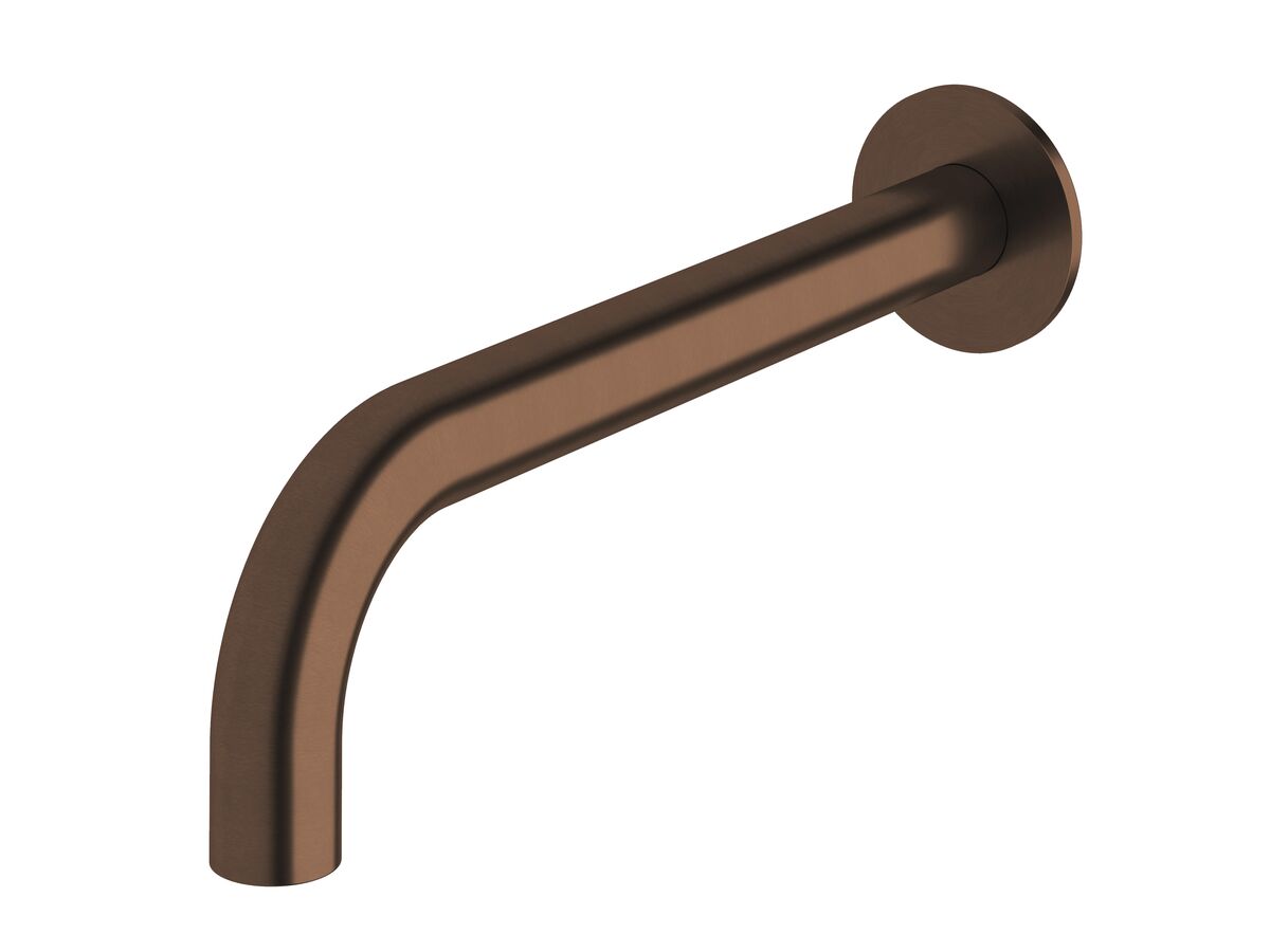 reece Milli Pure Wall Basin Outlet 250mm PVD Brushed Bronze (3 Star)