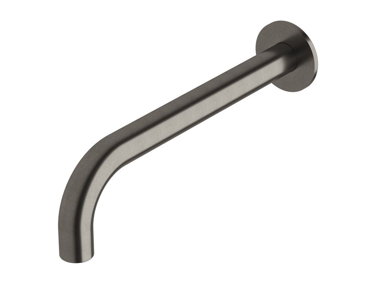 reece Milli Pure Wall Basin Outlet 250mm PVD Brushed Gunmetal (3 Star)