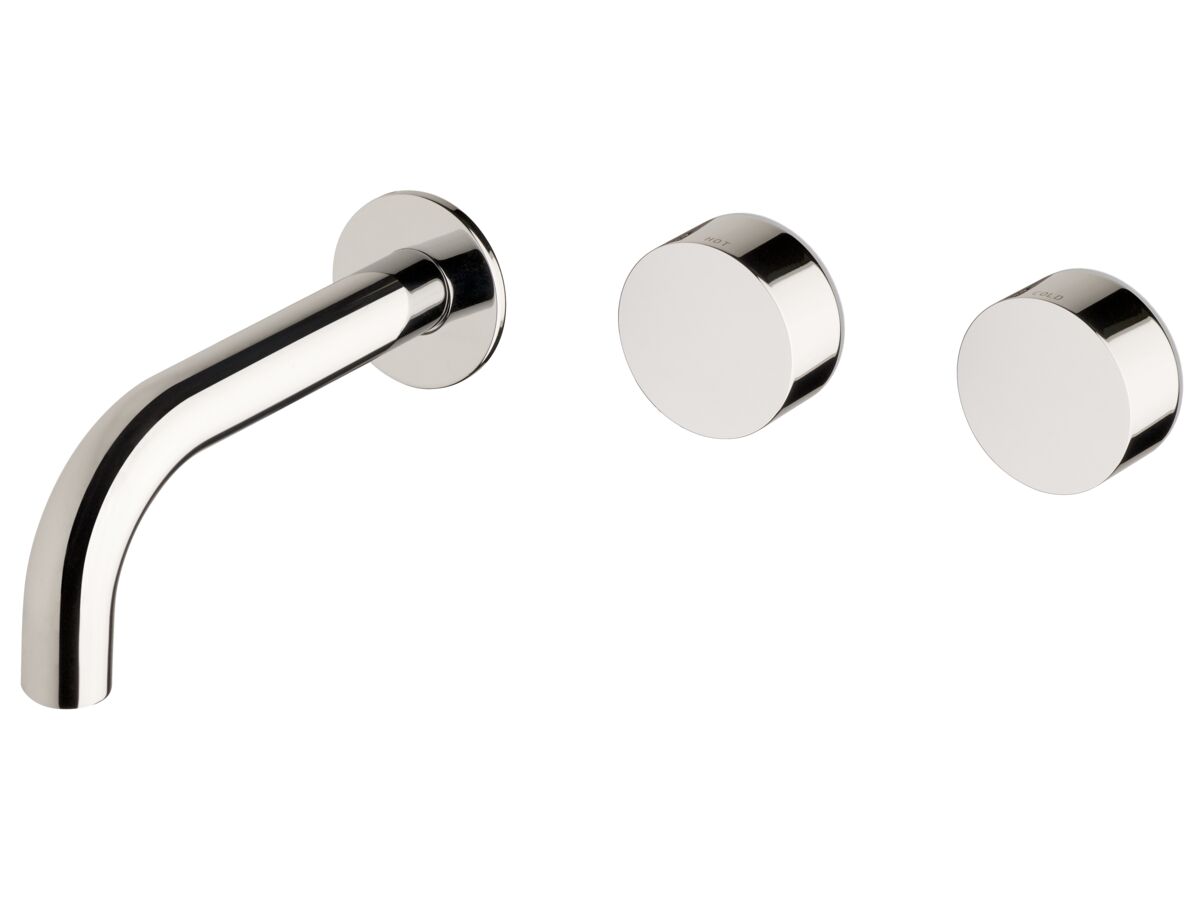 reece Milli Pure Wall Bath Hostess System 160mm Right Hand Chrome