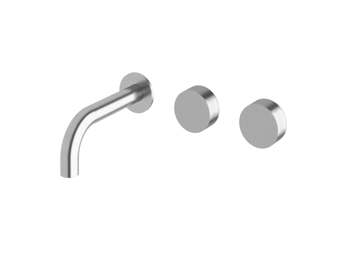 reece Milli Pure Wall Bath Hostess System 160mm Right Hand Satin Chrome