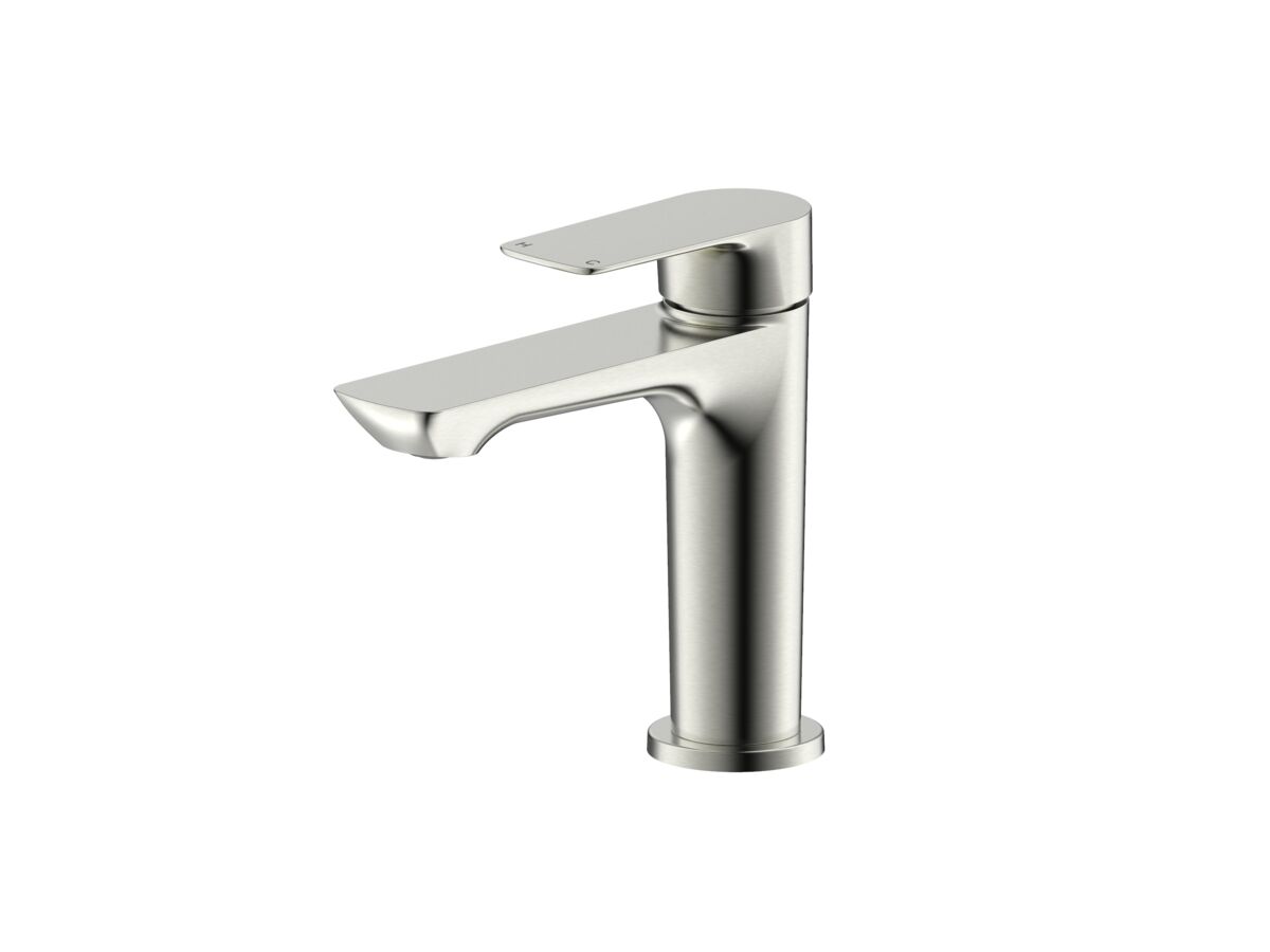 reece Milli Trace Basin Mixer Tap Brushed Nickel (6 Star) Lead Free