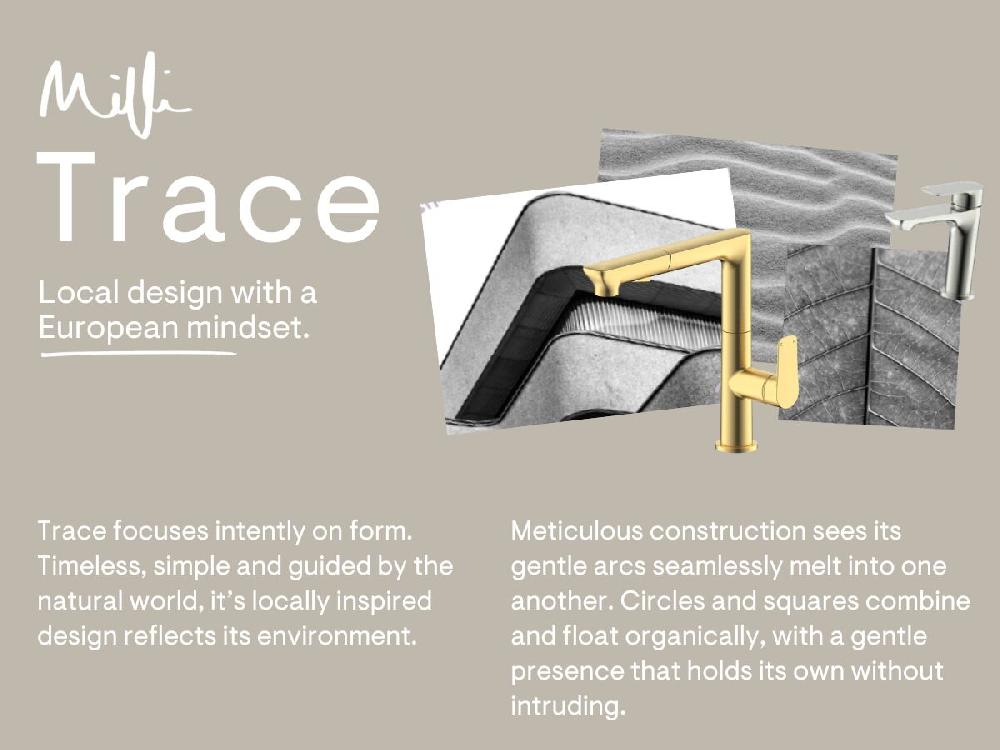 Reece Milli Trace Basin Mixer Tap Matte Black (6 Star) Lead Free