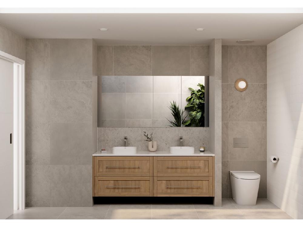 Reece Milli Trace Extended Basin Mixer Tap Brushed Nickel (6 Star) Lead Free