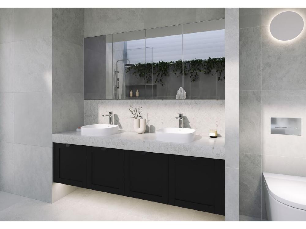 Reece Milli Trace Medium Basin Mixer Tap Chrome (6 Star) Lead Free