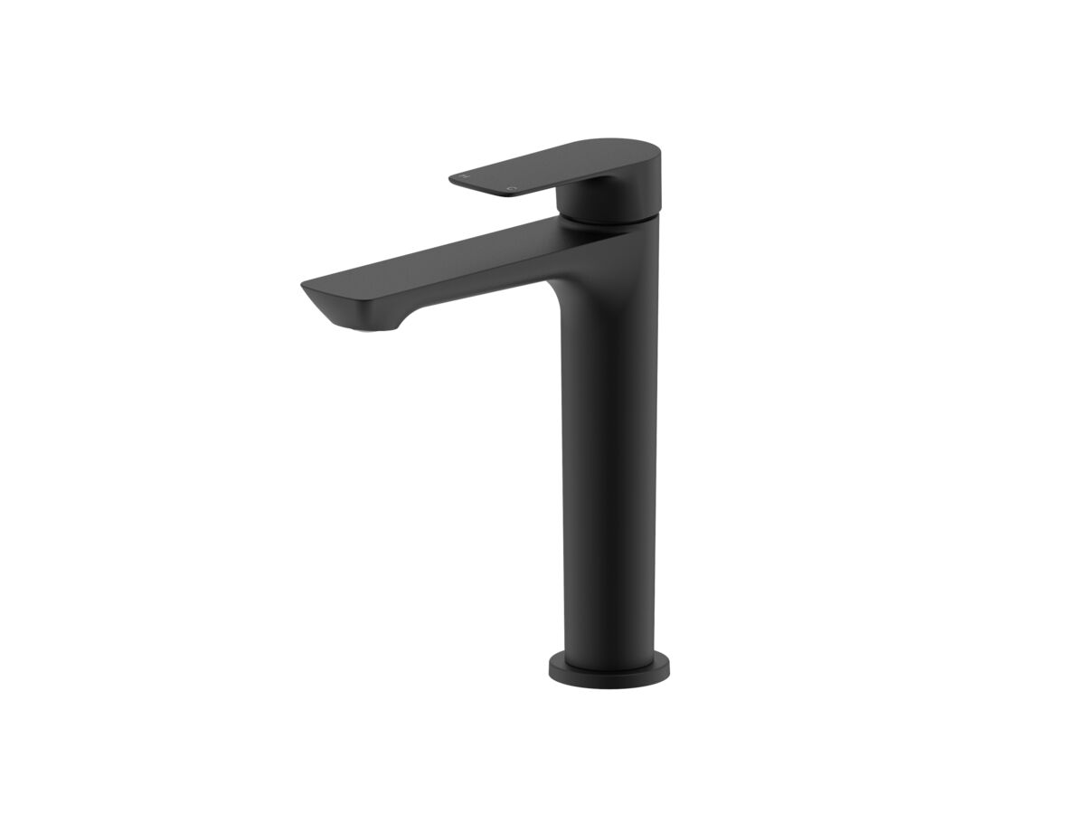 reece Milli Trace Medium Height Basin Mixer Matte Black (5 Star)