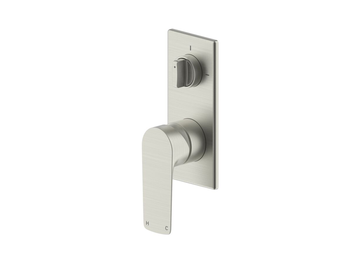 reece Milli Trace Shower Mixer with Diverter Brushed Nickel