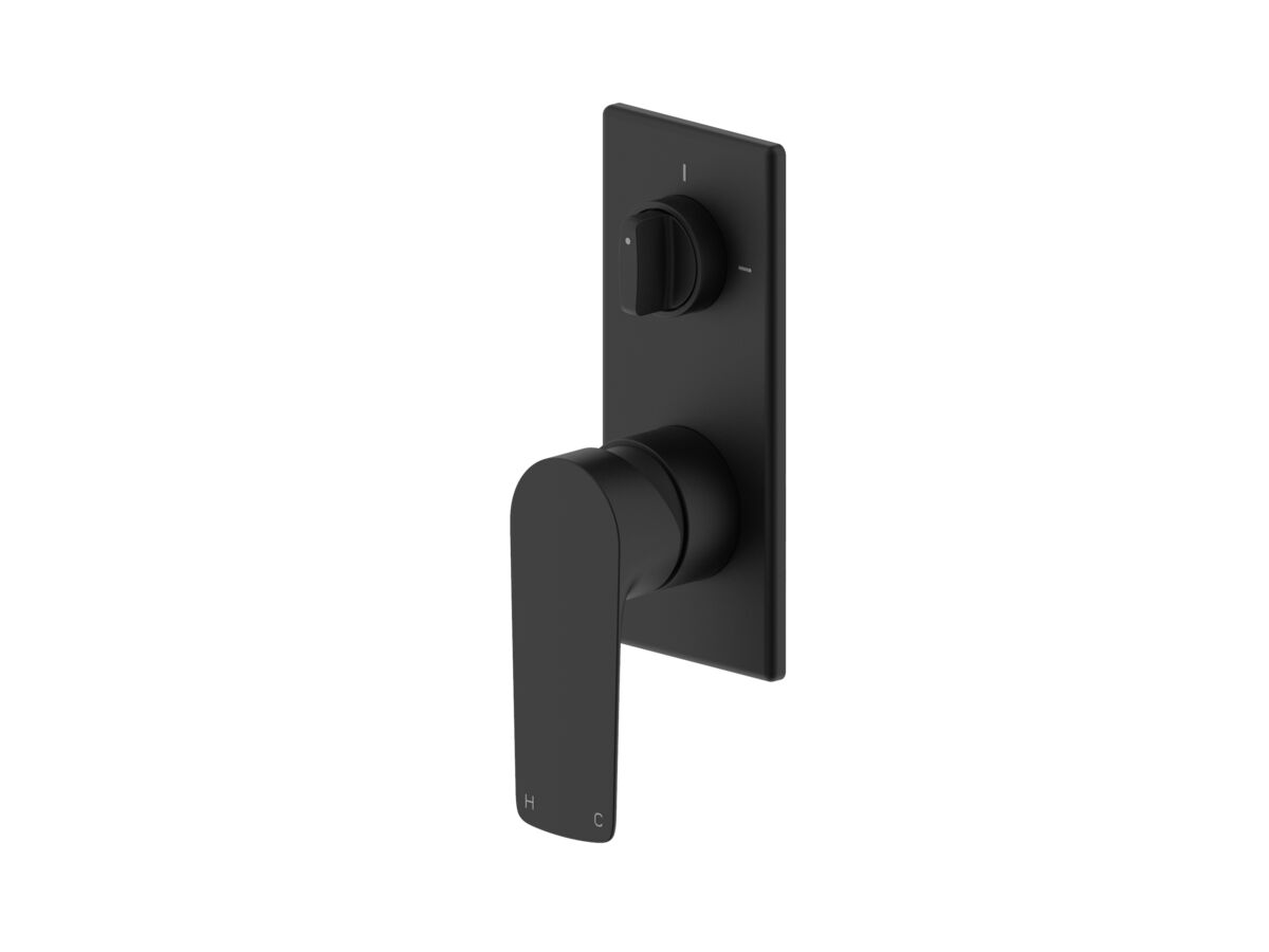reece Milli Trace Shower Mixer with Diverter Matte Black