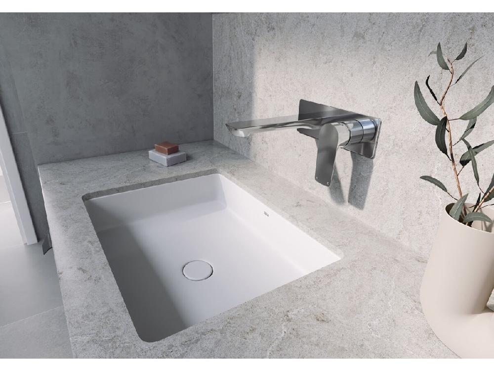 Reece Milli Trace Wall Basin/Bath Mixer Set Chrome (6 Star) Lead Free