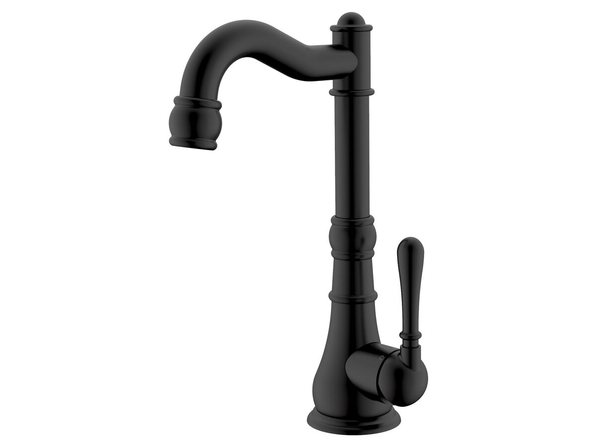 reece Milli Voir English Basin Mixer Tap Matte Black (4 Star)
