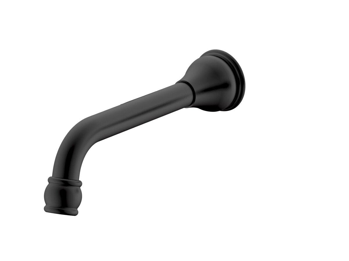 reece Milli Voir Wall Bath Outlet 220mm Matte Black
