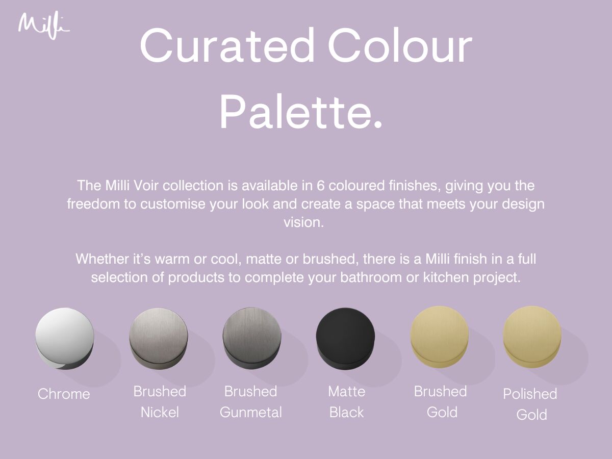 Reece Milli Voir Wall Top Assemblies Lever Brushed Gold