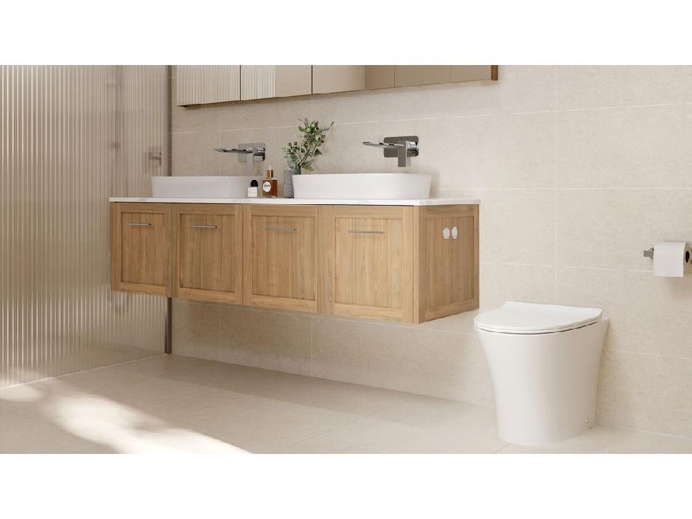 Reece Milli Zato Basin Wall Mixer Set Chrome (5 Star)