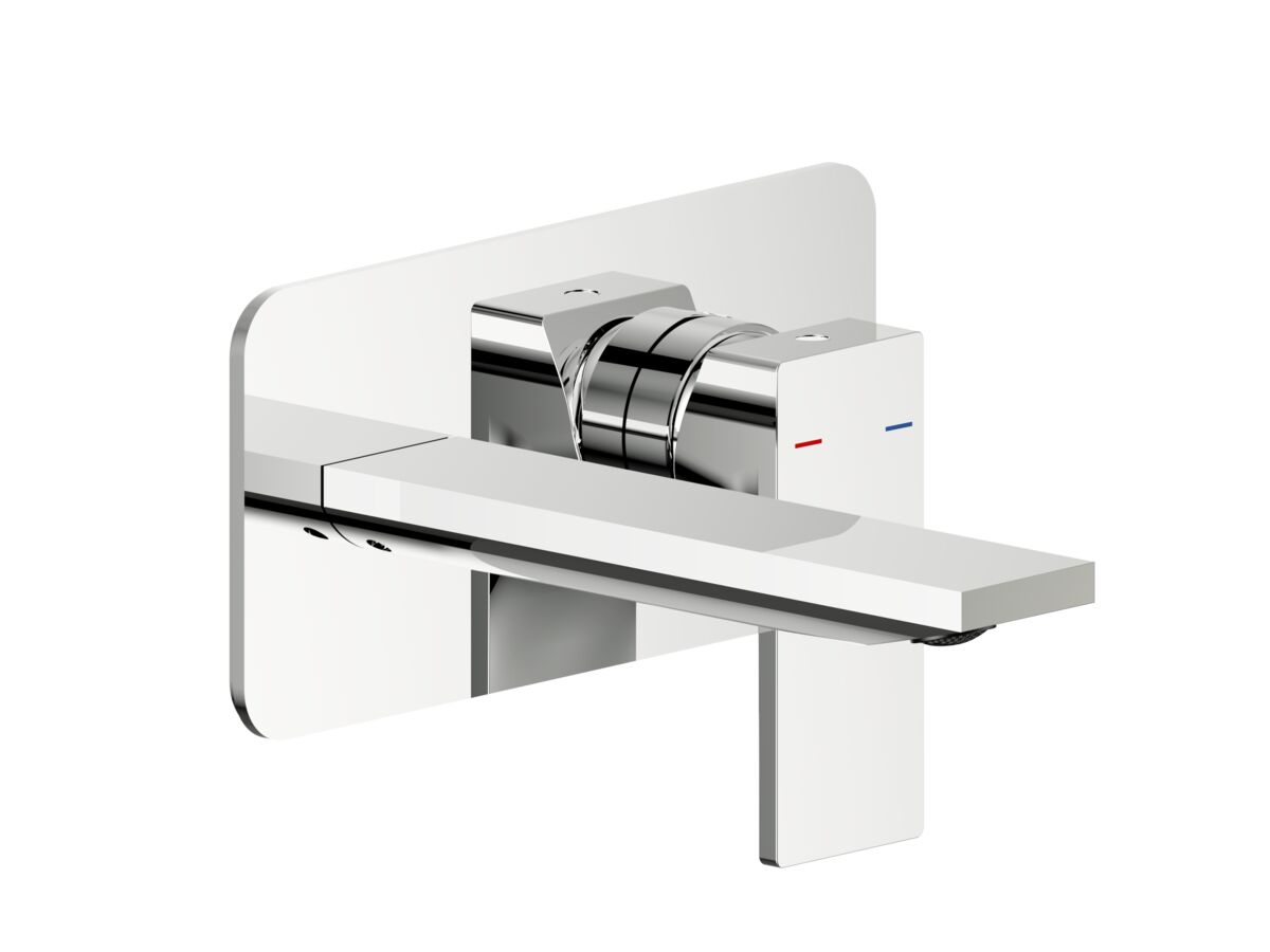 reece Milli Zato Basin Wall Mixer Set Chrome (5 Star)