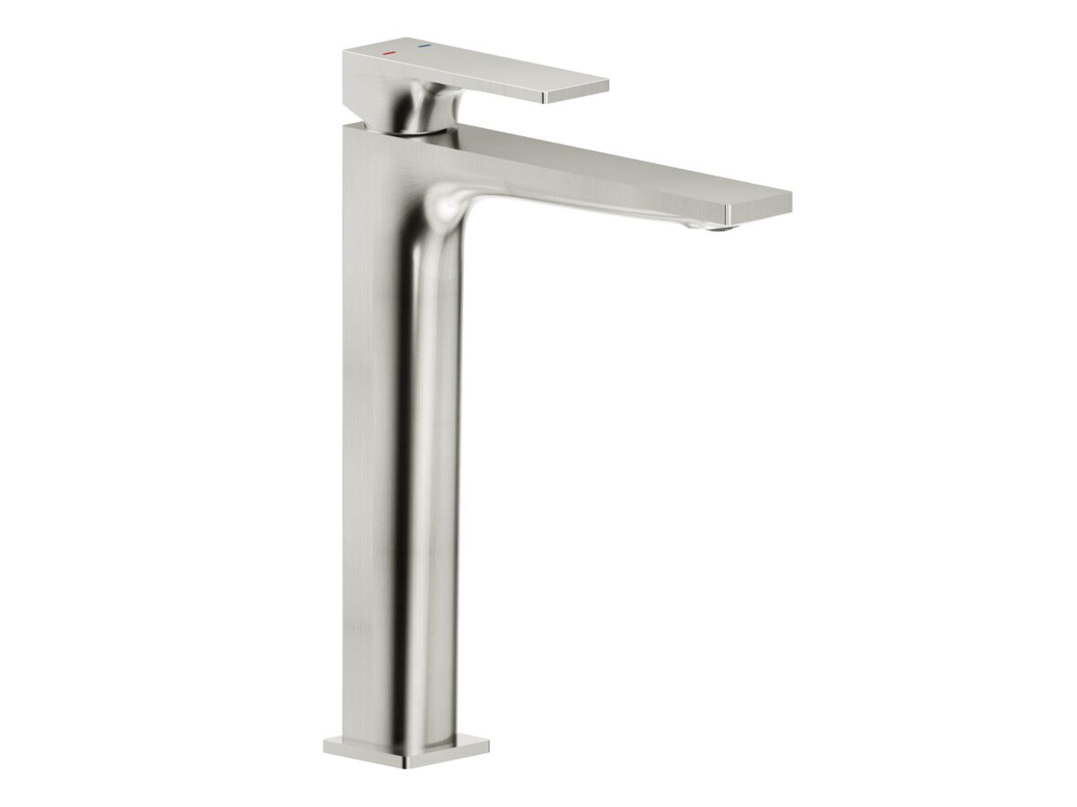 reece Milli Zato Extended Basin Mixer Brushed Nickel (6 Star) Lead Free