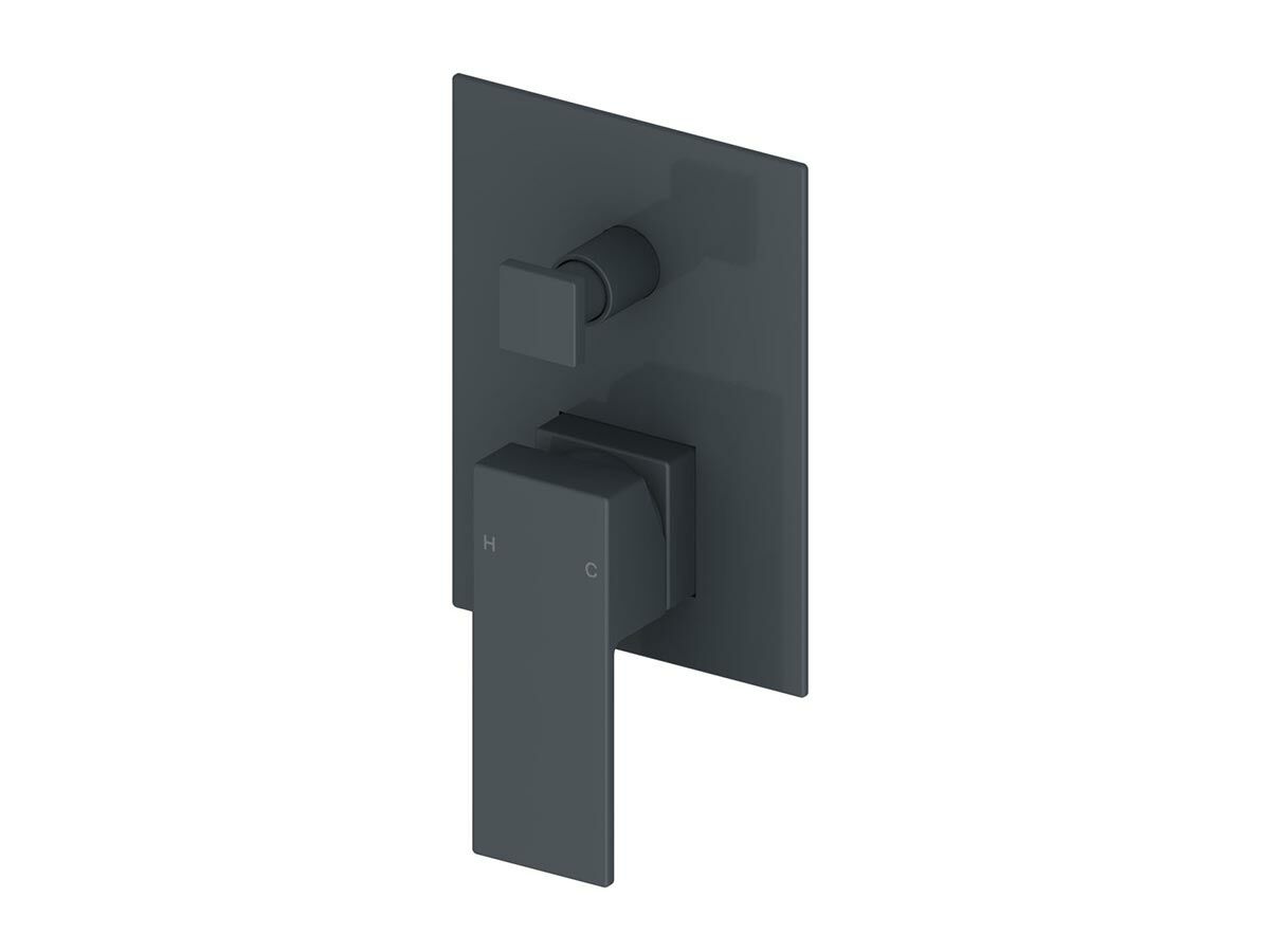 reece Mizu Bloc MK2 Shower Mixer Tap with Diverter Matte Black