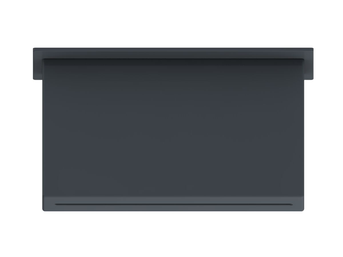 Reece Mizu Bloc MK2 Waterfall Bath Outlet Matte Black