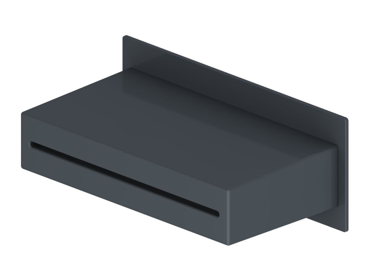 reece Mizu Bloc MK2 Waterfall Bath Outlet Matte Black