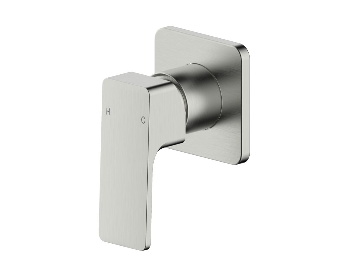 reece Mizu Bloc Shower Mixer Kit Brushed Nickel Lead Free