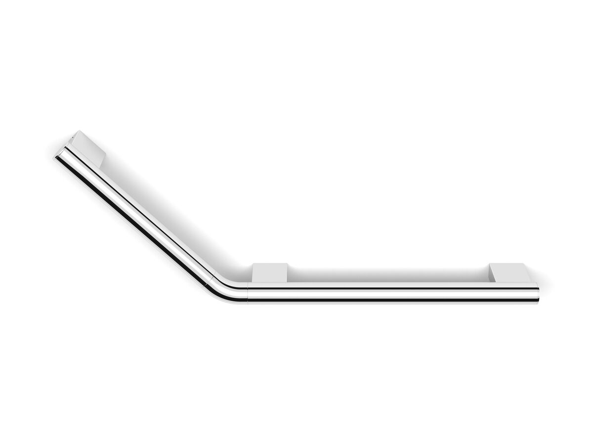 reece Mizu Drift Assisted Living Angled Grab Rail Right 260mm x 346mm 135 Degree Chrome Plated