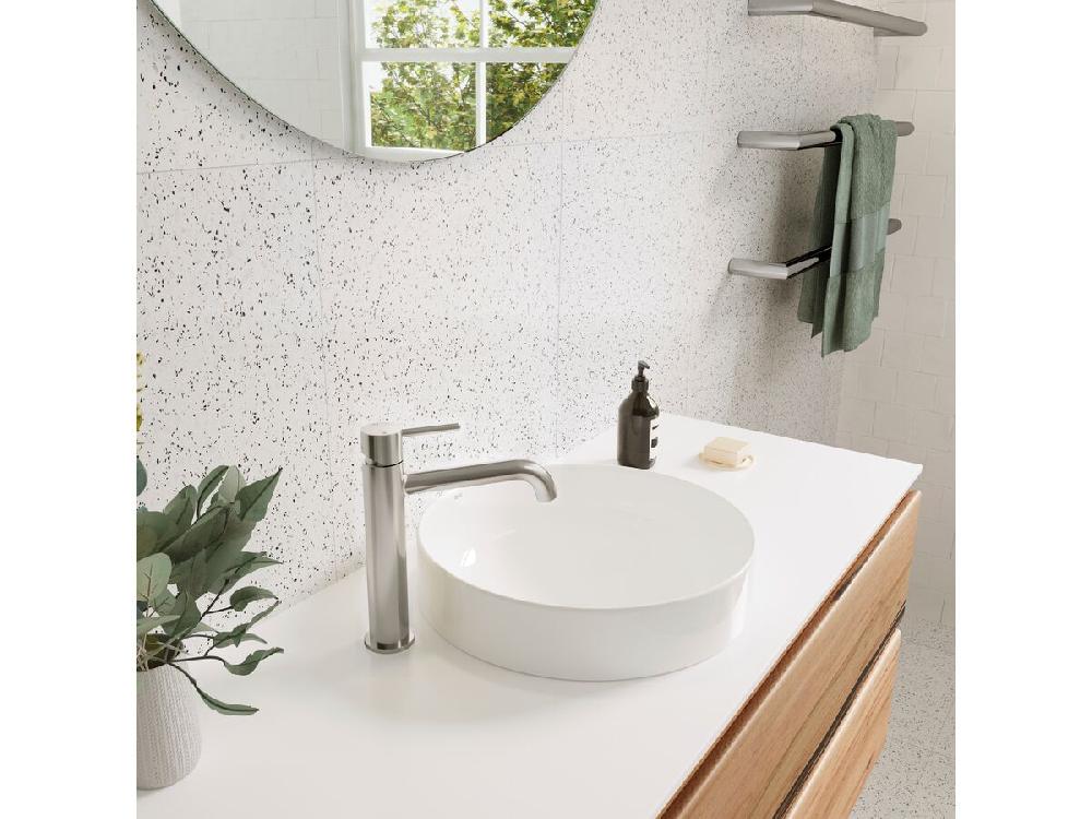 Reece Mizu Drift Basin Mixer Curved Spout Chrome (6 Star) Lead Free