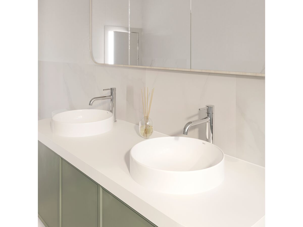 Reece Mizu Drift Basin Mixer Curved Spout Chrome (6 Star) Lead Free