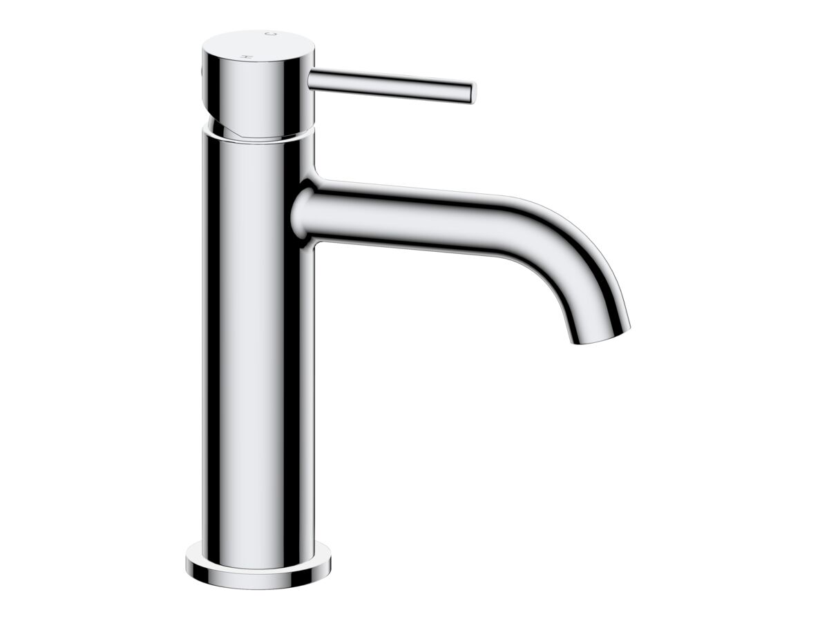 reece Mizu Drift Basin Mixer Curved Spout Chrome (6 Star) Lead Free