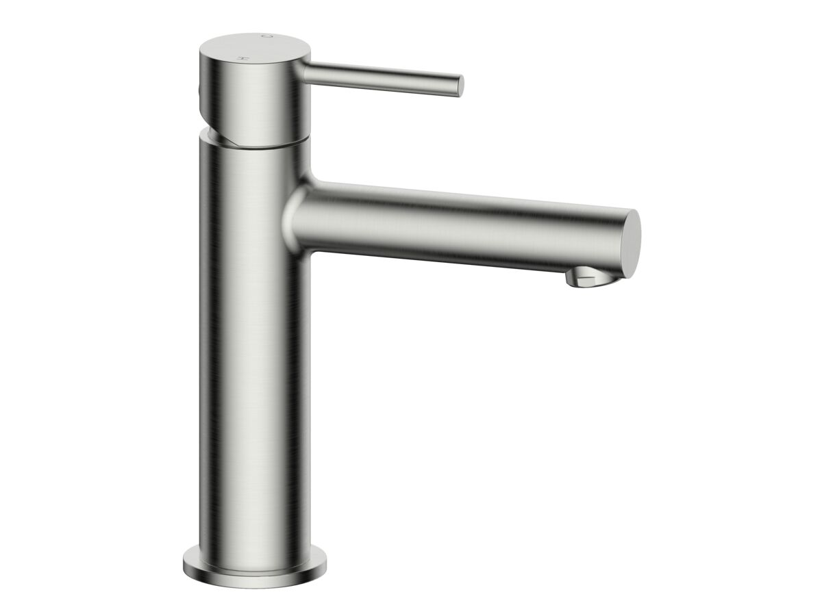 reece Mizu Drift Basin Mixer Tap Straight Spout Brushed Nickel (6 Star) Lead Free