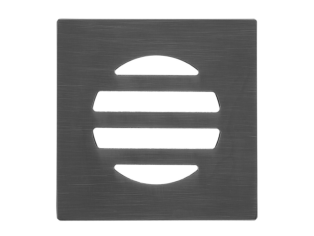 Reece Mizu Drift Drop In Grate Square 50mm Brushed Gunmetal