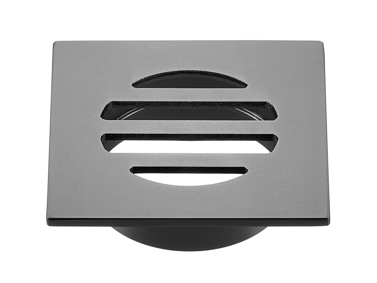 reece Mizu Drift Drop In Grate Square 50mm Brushed Gunmetal