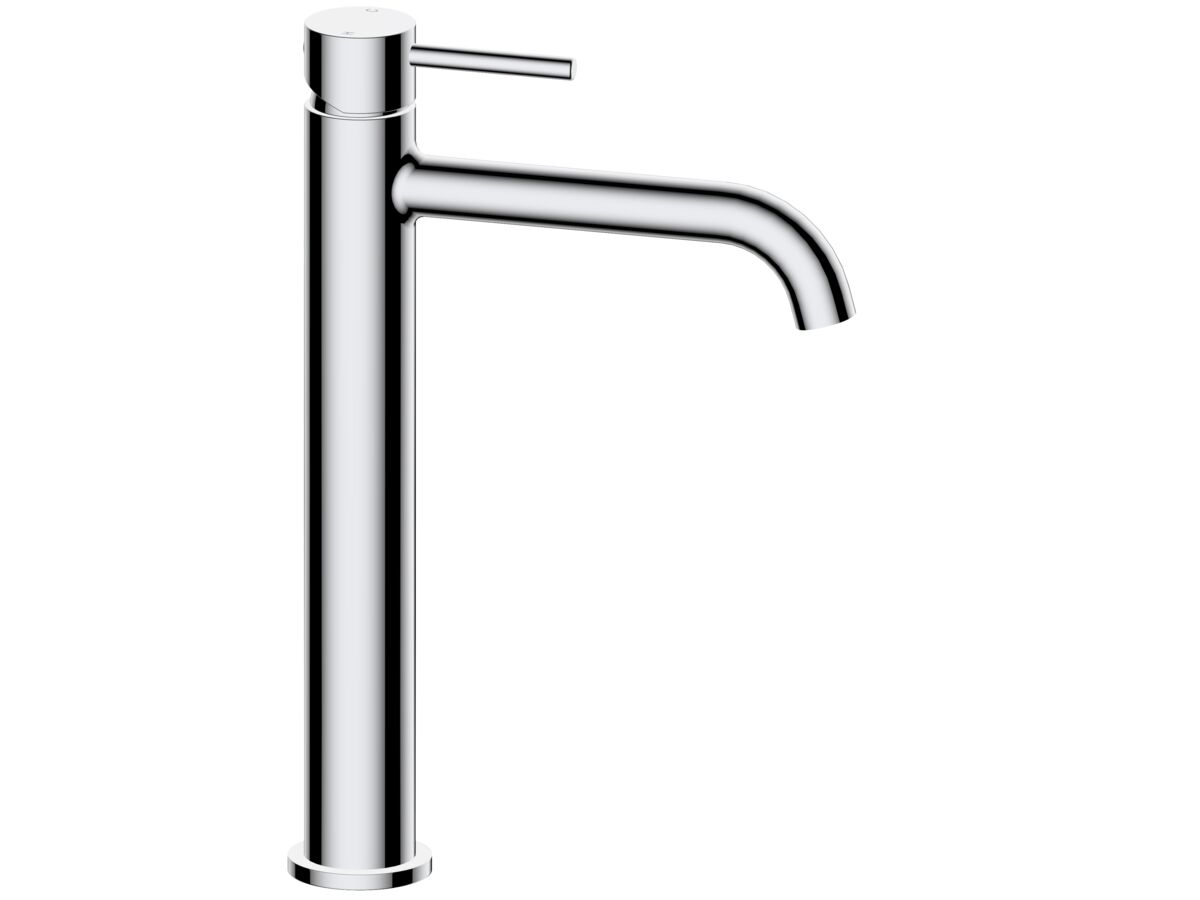 reece Mizu Drift Extended Basin Mixer Curved Spout Chrome (6 Star) Lead Free