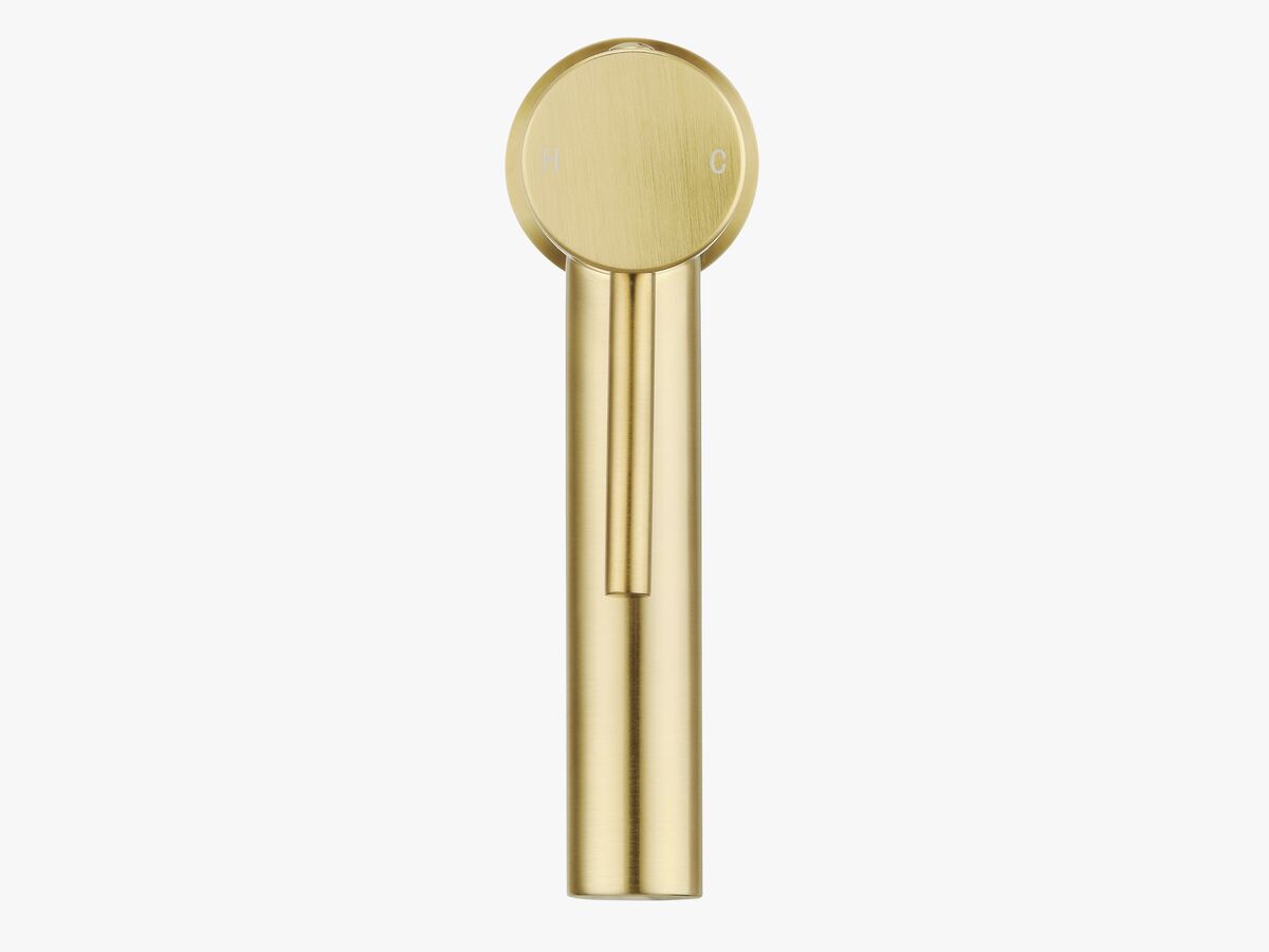 Reece Mizu Drift MK2 Basin Mixer Brushed Brass (5 Star)
