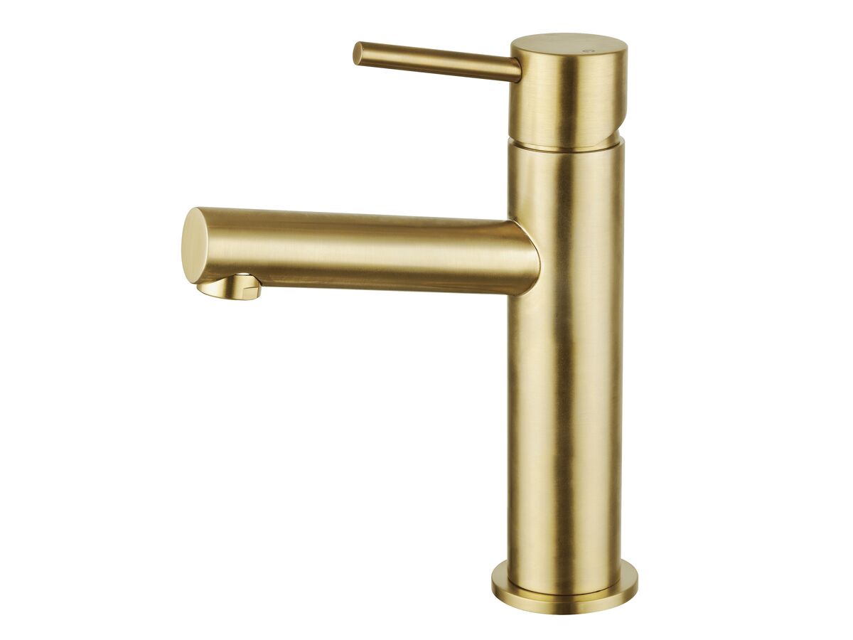 reece Mizu Drift MK2 Basin Mixer Brushed Brass (5 Star)